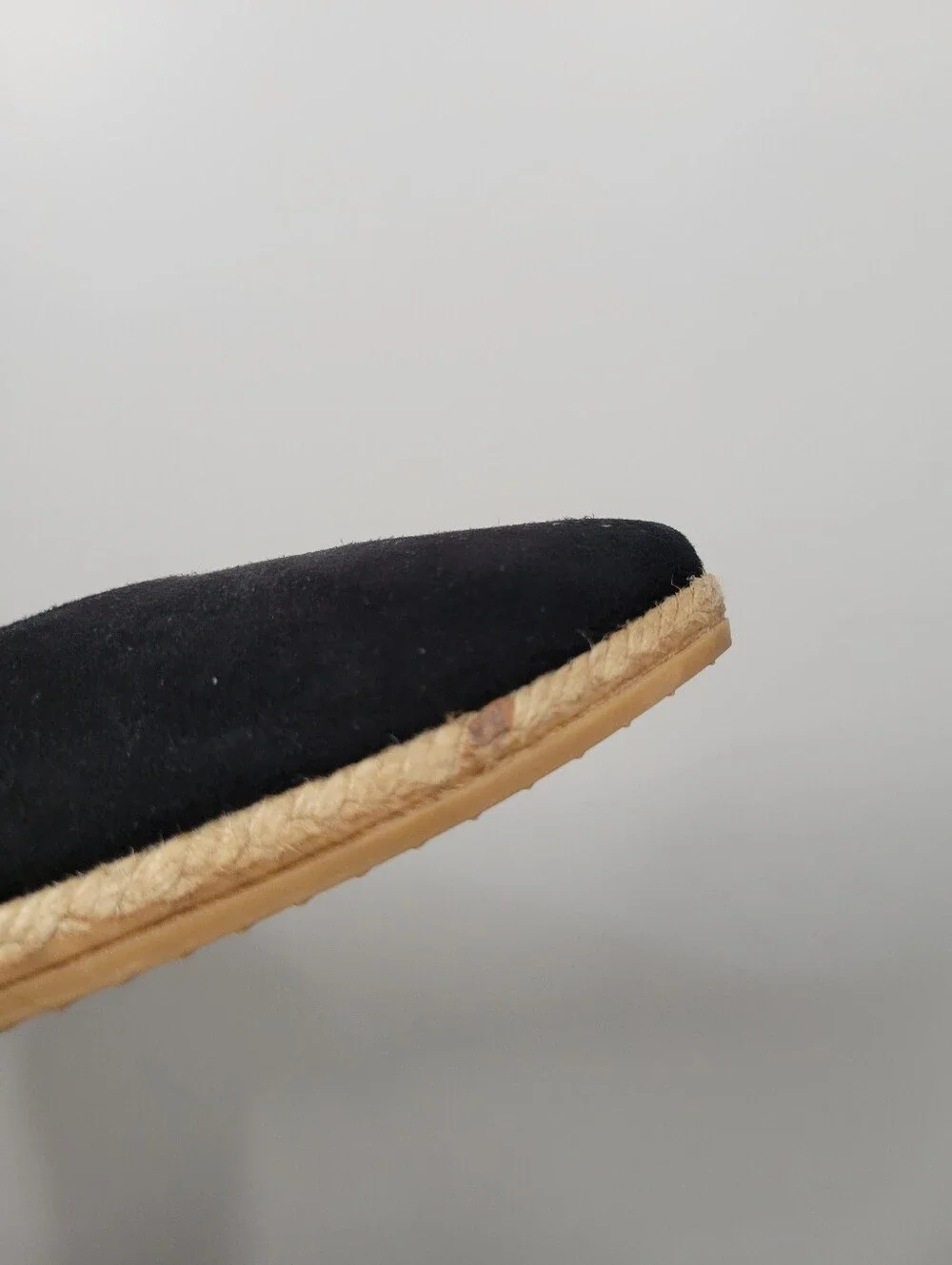 Viscata Black Velvet Wedge Heel Shoes Women's Size 41 US 10